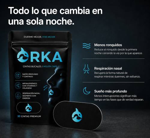 Cinta bucal para dormir